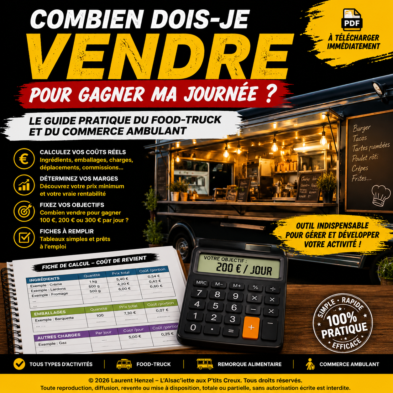 Couverture — Combien dois-je vendre pour gagner ma journée ?